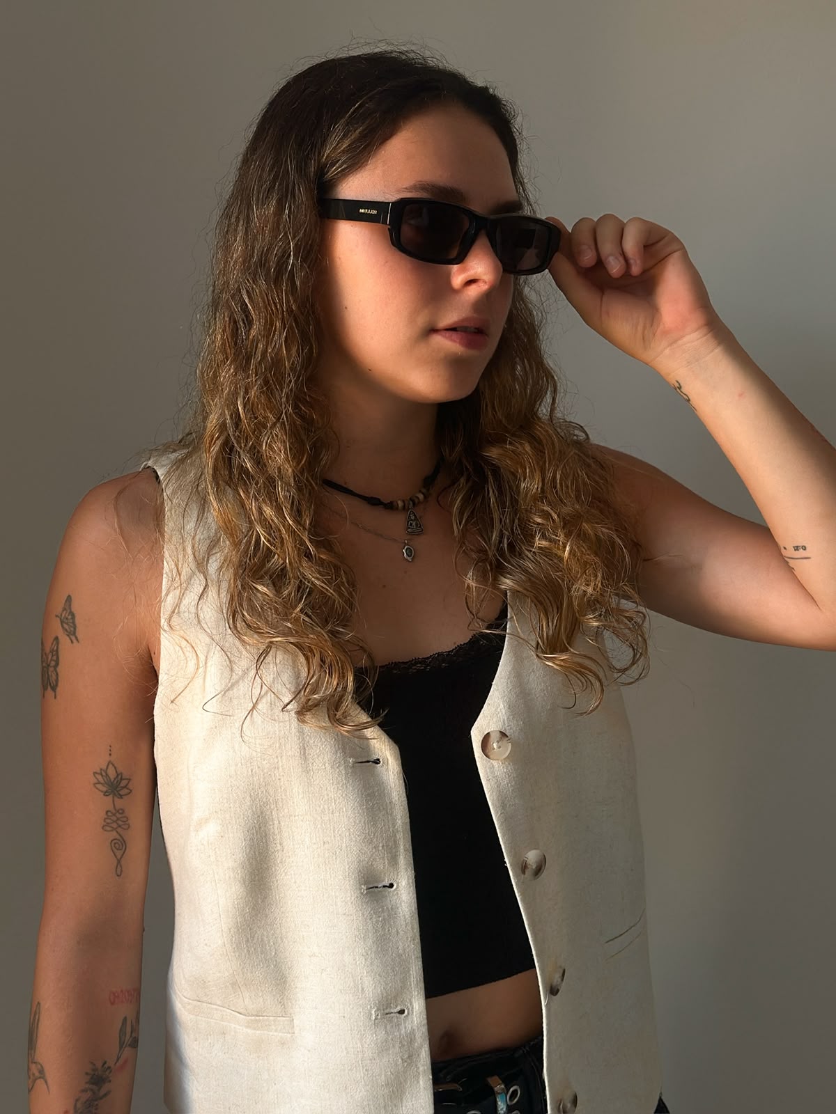 Portrait of MAR SALVA wearing sunglasses
